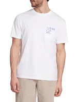 Anagram Pocket Crewneck T-Shirt