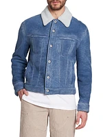 Shearling Denim Jacket