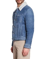 Shearling Denim Jacket