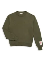 Little Boy's & Crewneck Knit Sweater