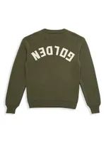 Little Boy's & Crewneck Knit Sweater