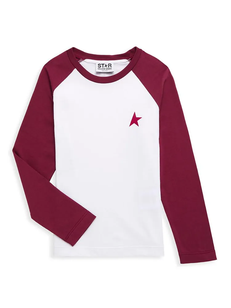 Little Kid's & Star/ Raglan Long-Sleeve T-Shirt