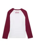 Little Kid's & Star/ Raglan Long-Sleeve T-Shirt