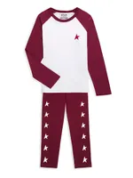 Little Kid's & Star/ Raglan Long-Sleeve T-Shirt