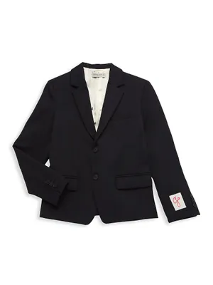 Little Boy's & Notched Lapels Blazer