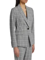 The Taylor Plaid Blazer