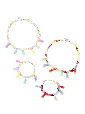 Girl's Friendship Necklace & Bracelet Set
