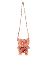 Girl's Beaded Rainbow Gummy Bear Bag