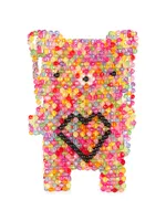 Girl's Beaded Rainbow Gummy Bear Bag