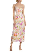 Rosemary Floral Midi Slip Dress