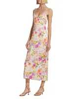 Rosemary Floral Midi Slip Dress