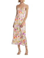 Rosemary Floral Midi Slip Dress