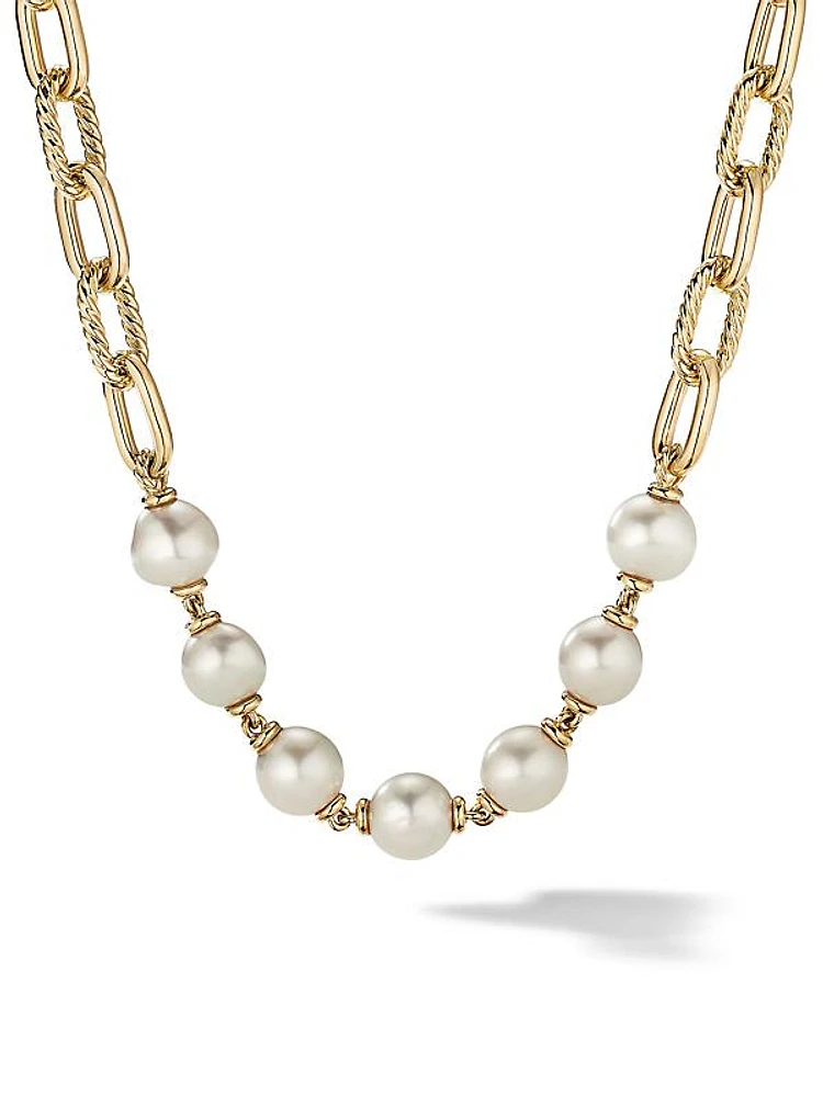 DY Madison 18K Yellow Gold & 12-13mm Pearl Necklace