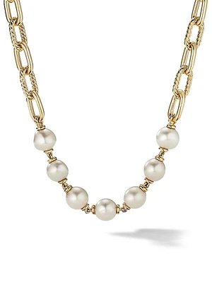 DY Madison 18K Yellow Gold & 12-13mm Pearl Necklace