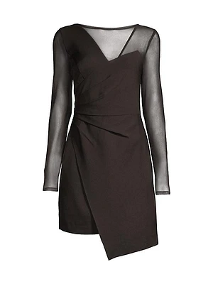 Mesh Asymmetric Dress