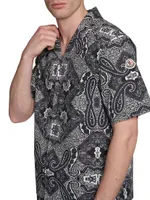 Bandana Print Short-Sleeve Shirt