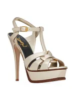 Tribute Sandals Metallic Leather