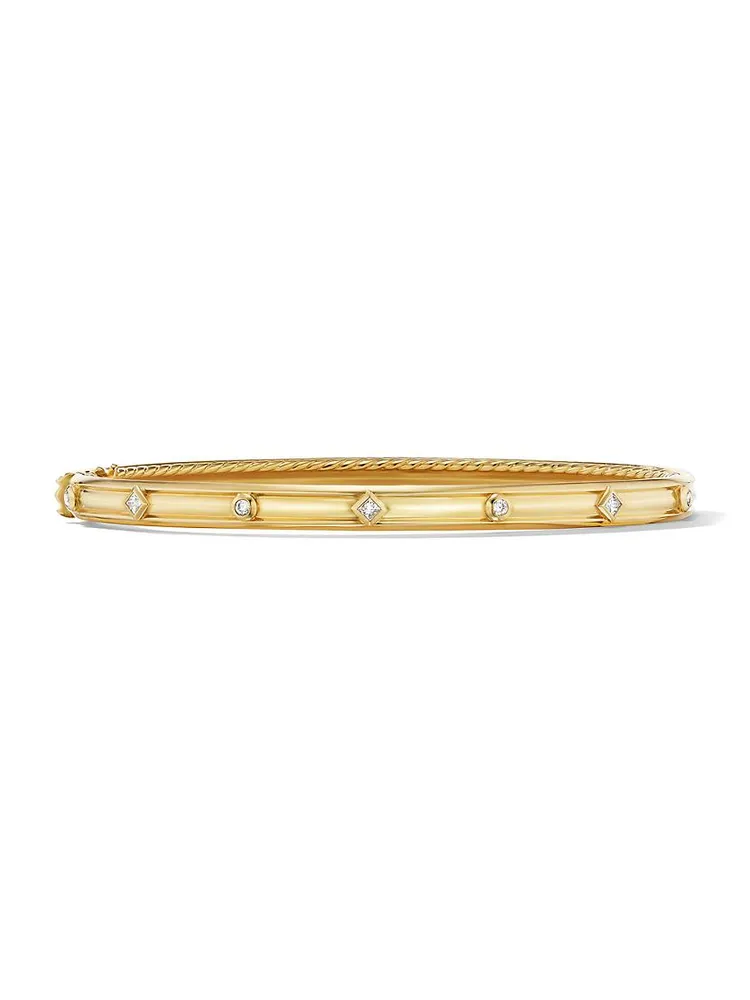 Modern Renaissance Bracelet 18K Yellow Gold With Diamonds