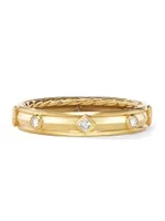 Modern Renaissance Ring 18K Yellow Gold With Diamonds