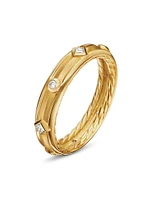 Modern Renaissance Ring 18K Yellow Gold With Diamonds