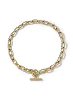 DY Madison Toggle Chain Necklace 18K Yellow Gold