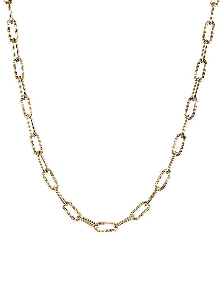 DY Madison Chain Necklace 18K Yellow Gold