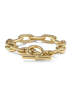 DY Madison 18K Yellow Gold Toggle Bracelet