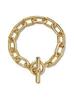 DY Madison Toggle Chain Bracelet 18K Yellow Gold, 11mm