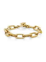 DY Madison Toggle Chain Bracelet 18K Yellow Gold, 11mm