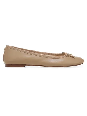 Felicia Luxe Leather Ballet Flats