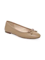 Felicia Luxe Leather Ballet Flats