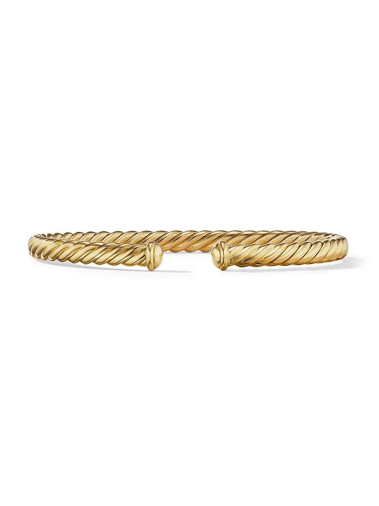 Cablespira Oval Bracelet 18K Yellow Gold