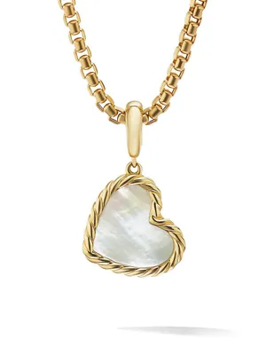 Cable Collectibles Heart Amulet 18K Yellow Gold