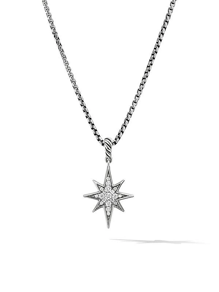 Cable Collectibles North Star Necklace With Pavé Diamonds