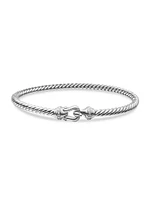 Cable Collectibles 18K White Gold & Diamond Bracelet