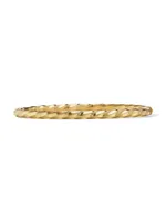 Cable Edge Bracelet 18K Yellow Gold