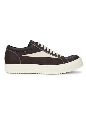 Vintage Suede Low-Top Sneakers