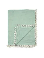 Baby's Tassel-Accented Blanket