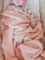 Baby's Tassel-Accented Blanket