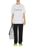 Archetype Oversized T-Shirt With Destroyed Effect