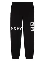 4G Embroidered Slim Fit Jogger Pants