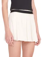 STAUD COURT Doubles Pleated Tennis Skirt