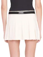 STAUD COURT Doubles Pleated Tennis Skirt