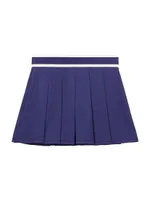 STAUD COURT Doubles Pleated Tennis Skirt