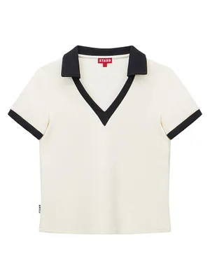 STAUD COURT Volley Stretch Polo Top