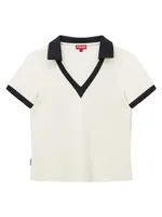 STAUD COURT Volley Stretch Polo Top