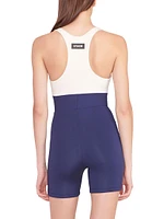 STAUD COURT Bounce Two-Tone Short Unitard