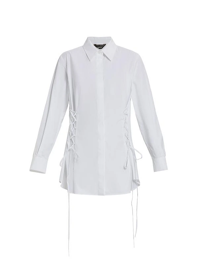 Fascia Cotton Tunic Shirt