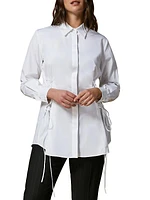 Fascia Cotton Tunic Shirt