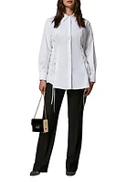 Fascia Cotton Tunic Shirt